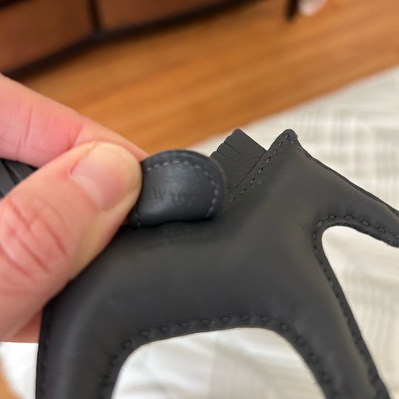 Authentic Hermes Rodeo pony small bag charm dark grey/ Ardoise - Picture 3 of 6